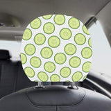 Cucumber slices pattern Car Headrest Cover