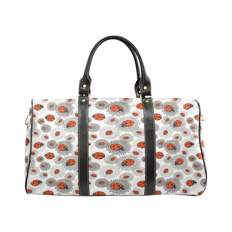 Ladybug Pattern Print Design 05 Travel Bag