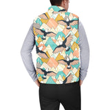 Eagle Pattern Print Design 02 Men's Padded Vest