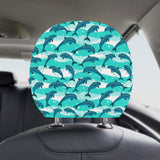 Dolphin sea pattern Car Headrest Cover