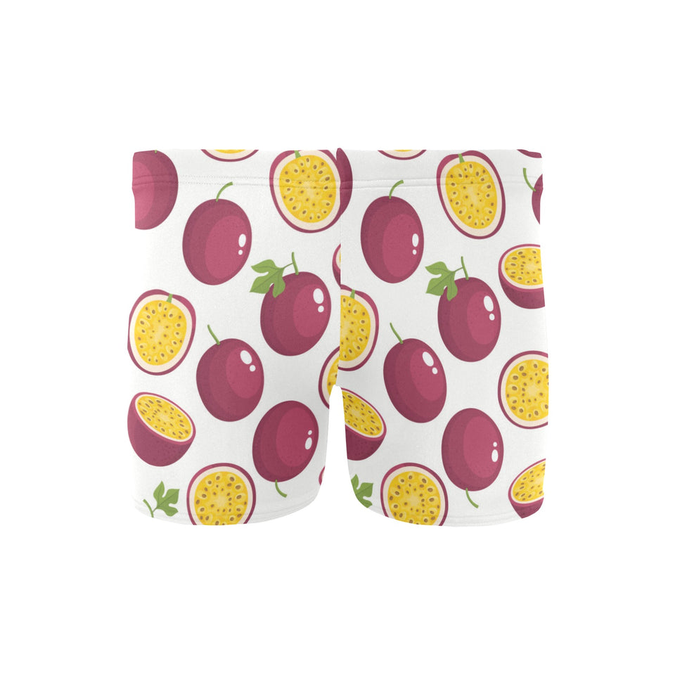 Passion fruit design pattern Men's Swimming Trunks