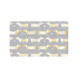 Cute dachshund dog pattern Doormat