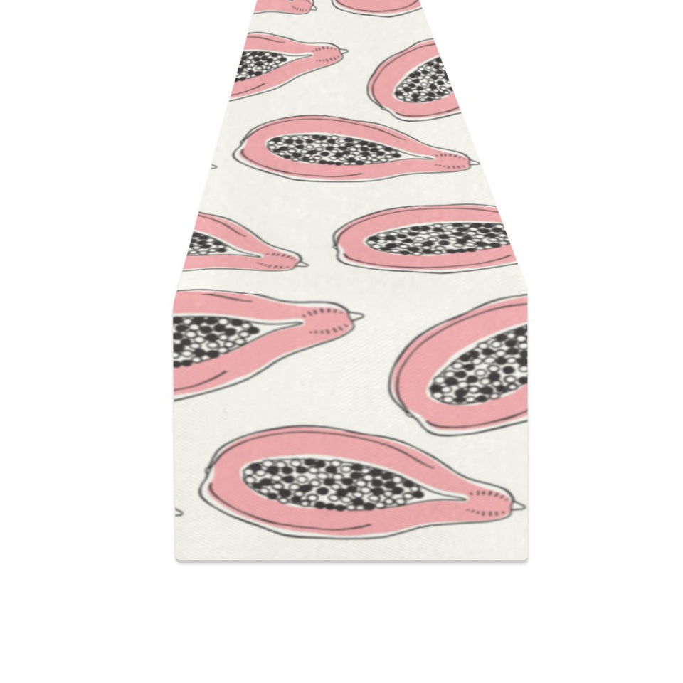 papaya pattern Table Runner