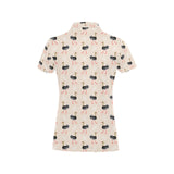 Ostrich Pattern Print Design 05 Women's All Over Print Polo Shirt