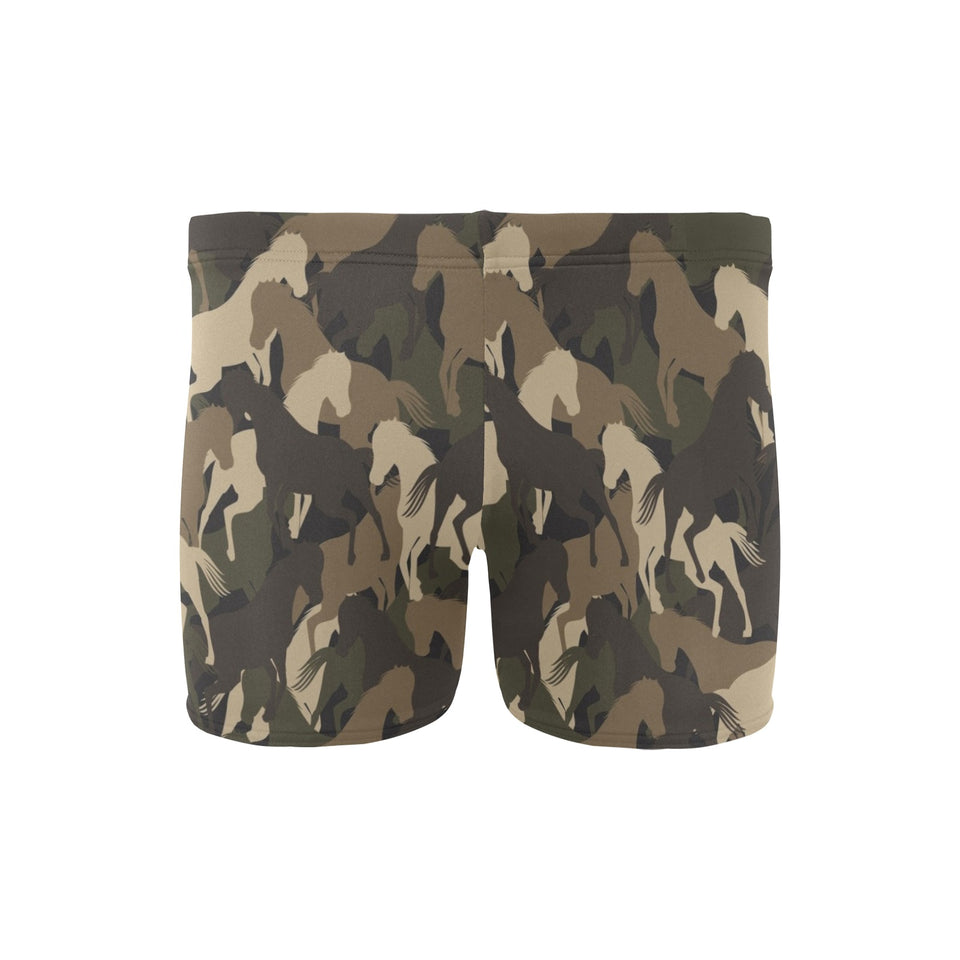 Horse Camouflage Pattern Men's Swimming Trunks