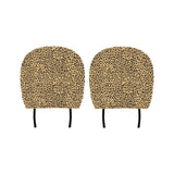 Leopard skin print Car Headrest Cover