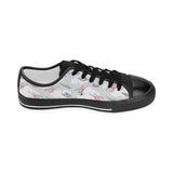 Helicopter plane pattern Kids' Boys' Girls' Low Top Canvas Shoes Black