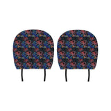 Octopus sea wave tropical fishe pattern Car Headrest Cover