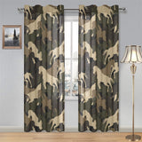 Horse Camouflage Pattern Gauze Curtain