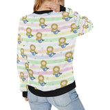 Cute hand drawn mermaid Women's Crew Neck Sweatshirt