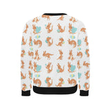Cute Kangaroo pattern Men's Crew Neck Sweatshirt