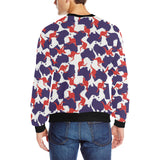 Kangaroo Australian pattern Men's Crew Neck Sweatshirt