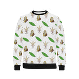 Color hand drawn cacao pattern Men's Crew Neck Sweatshirt
