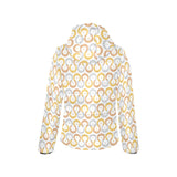 Horseshoes Pattern Print Design 03 Women's Padded Hooded Jacket