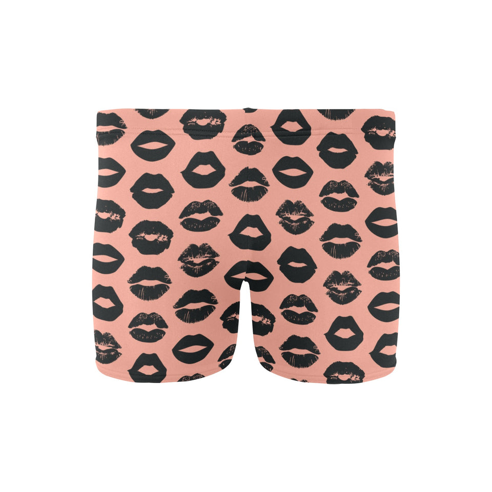 Lips Pattern Print Design 02 Men's Swimming Trunks