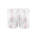 Cute poodle dog star pattern Men's Swimming Trunks