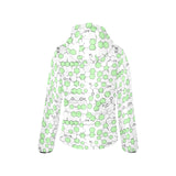 Chemistry Periodic Table Pattern Print Design 03 Women's Padded Hooded Jacket