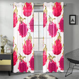 dragon fruits design pattern Gauze Curtain