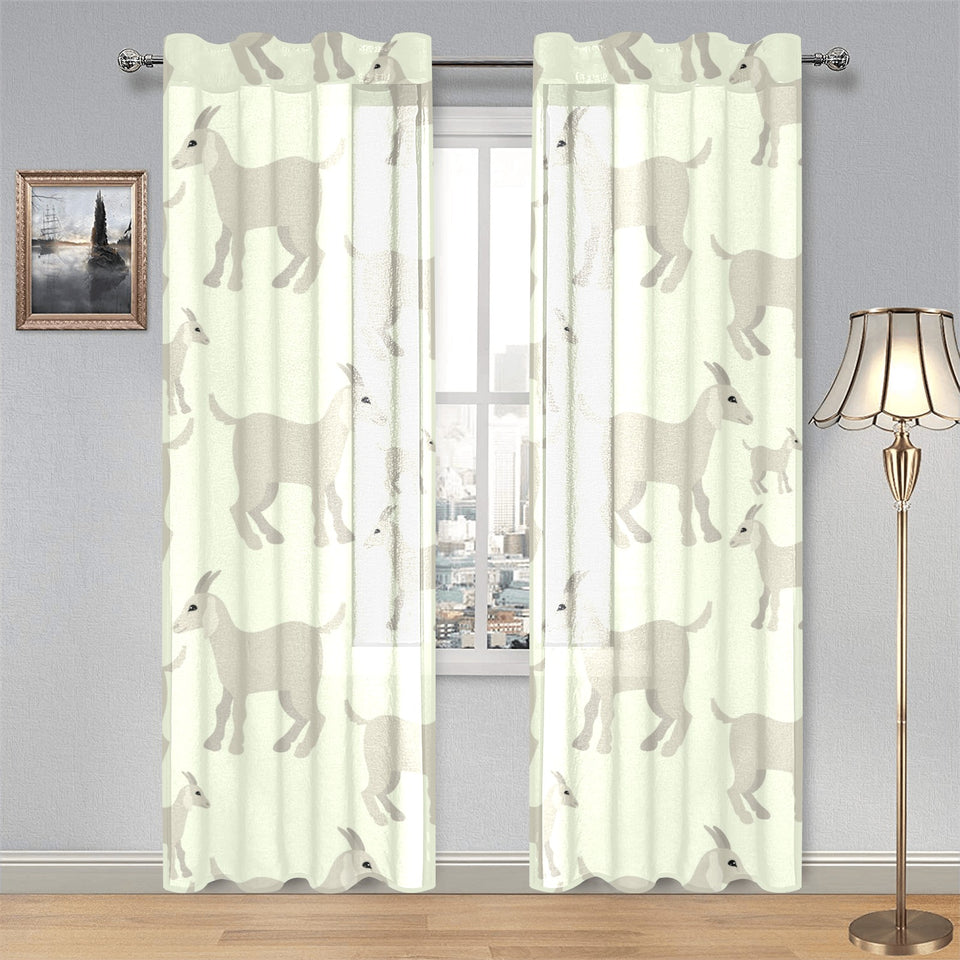 Little young goat pattern Gauze Curtain