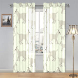 Little young goat pattern Gauze Curtain