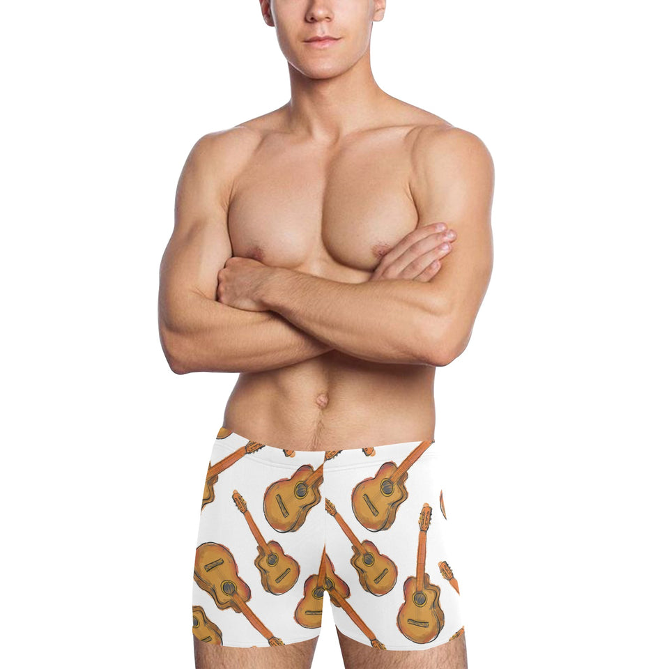 Paint Guitar Pattern Men's Swimming Trunks