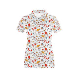 Canada Pattern Print Design 03 Women's All Over Print Polo Shirt