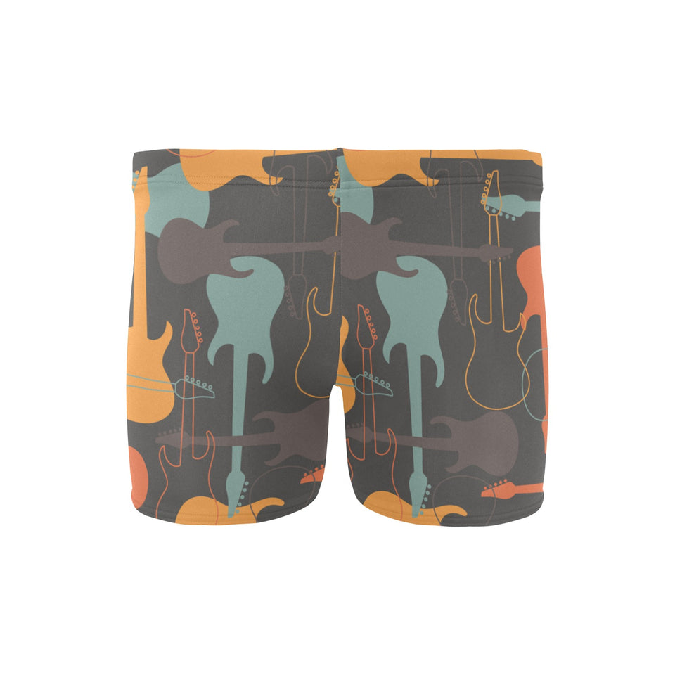 electric guitars pattern Men's Swimming Trunks