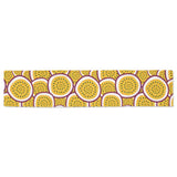Passion fruits slice pattern Table Runner