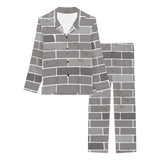 Brick Printed Pattern Print Design 05 Women's Long Pajama Set
