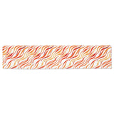 Fire flame watercolor pattern Table Runner
