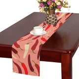 Beautiful Chili peppers pattern Table Runner