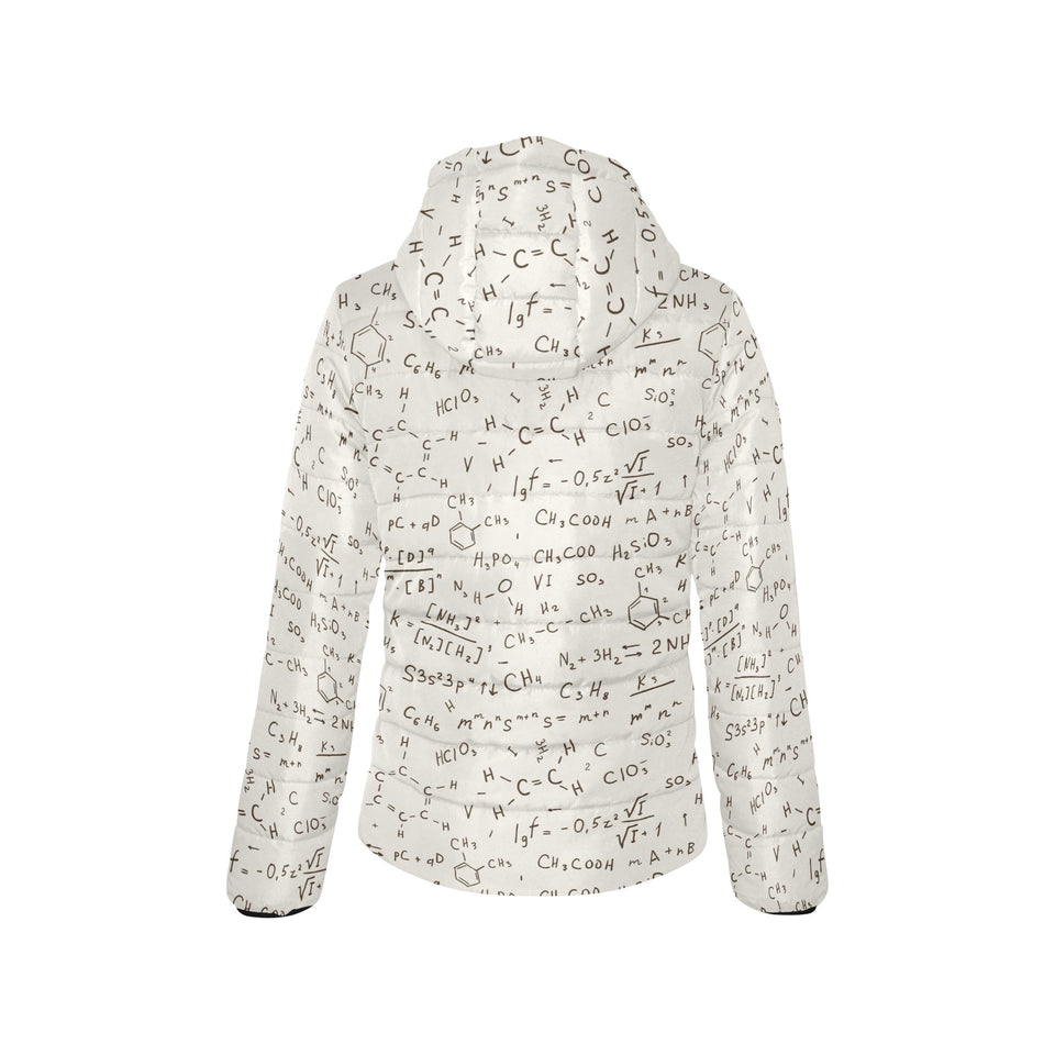 Clown Fish Pattern Print Design 05 Women's Padded Hooded Jacket