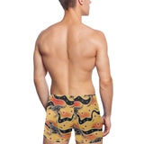 Kangaroo Australian aboriginal art pattern Men's Swimming Trunks