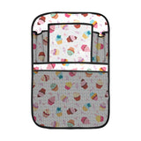 Cake cupcake design pattern Car Seat Back Organizer