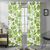Hop design pattern Gauze Curtain