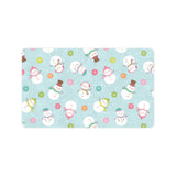 Cute snowman snowflake pattern Doormat