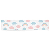 Cute rainbow clound pattern Table Runner