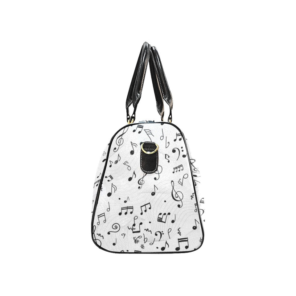 Music Notes Pattern Print Design 04 Travel Bag