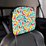 Colorful moon pattern Car Headrest Cover