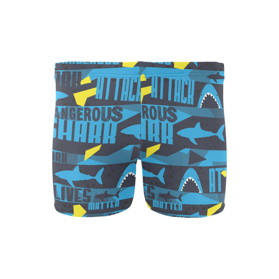 Shark dangerous Men's Swimming Trunks