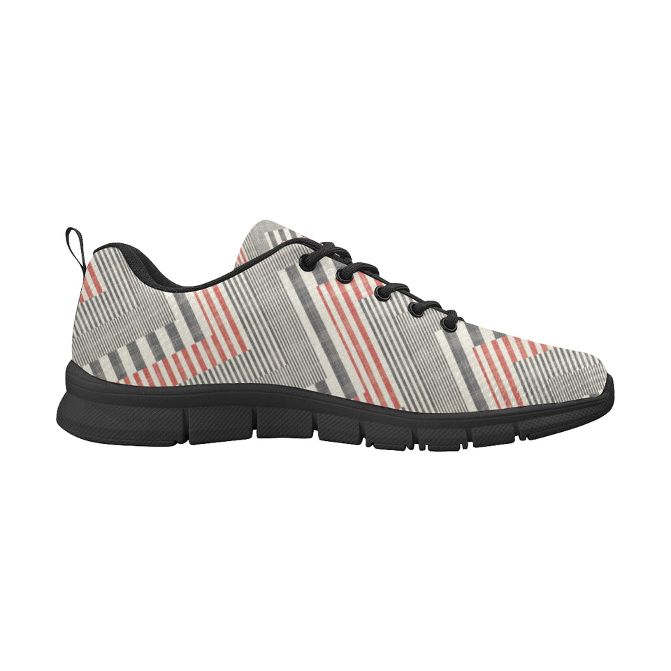 zigzag chevron striped pattern Women's Sneaker Shoes