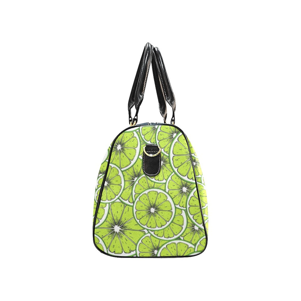 Slices of Lime design pattern Travel Bag