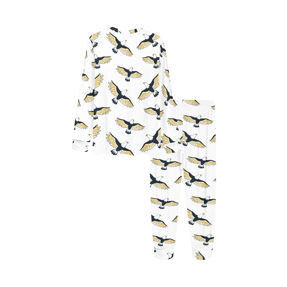 Eagle Pattern Print Design 03 Kids' Boys' Girls' All Over Print Pajama Set