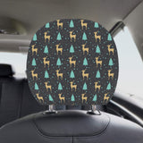 Deers star tree pattern Car Headrest Cover