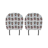 Cute ninja pattern Car Headrest Cover