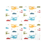 Colorful helicopter pattern Gauze Curtain