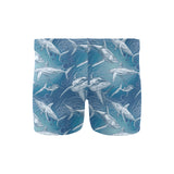 Shark hand drawn Men's Swimming Trunks