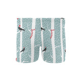 Crows christmas hat scarf Men's Swimming Trunks
