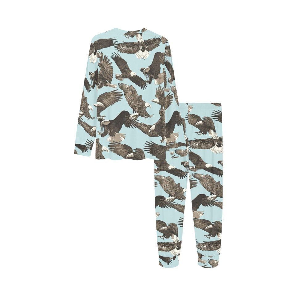 Eagle Pattern Print Design 01 Kids' Boys' Girls' All Over Print Pajama Set