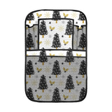 Christmas tree holly snow star pattern Car Seat Back Organizer